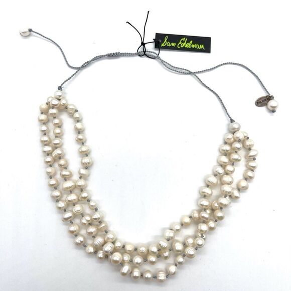 ZACASHA Sam Edelman Faux Pearls Necklace, NWT - Picture 3 of 3